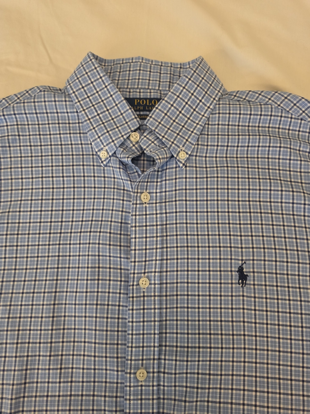 Polo by Ralph Lauren Blue Plaid Button-Down Shirt